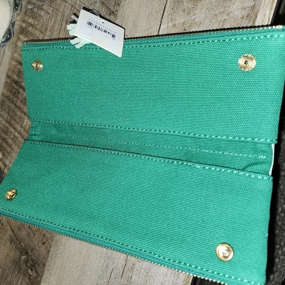 NWT Anthropologie Mint Green Women's Envelope wallet - Picture 2 of 5